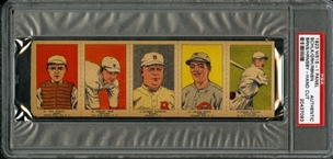 1923 W515-1  Five Card Panel with Three HOFers! PSA Authentic